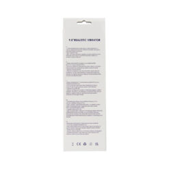 n12403 loving joy 9 5 inch realistic vibrator vanilla pkg bk