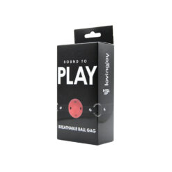 n12448 bound to play breathable ball gag red 2