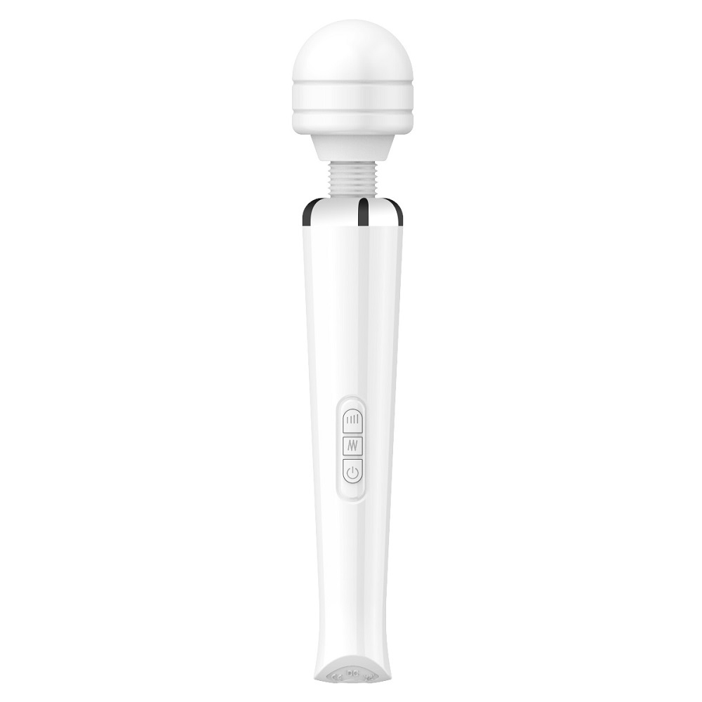 n12459 loving joy rechargeable magic wand vibrator white 1 n12459 loving joy rechargeable magic wand vibrator white 1