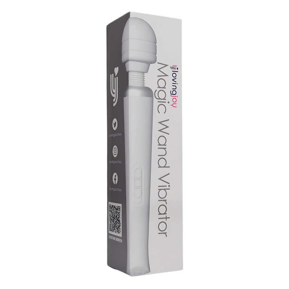 n12459 loving joy rechargeable magic wand vibrator white pkg 1 n12459 loving joy rechargeable magic wand vibrator white pkg 1