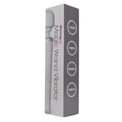 n12459 loving joy rechargeable magic wand vibrator white pkg 2