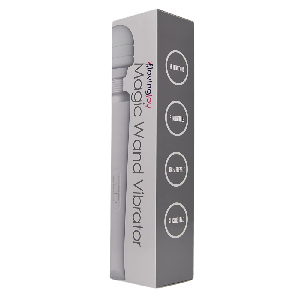 n12459 loving joy rechargeable magic wand vibrator white pkg 2 n12459 loving joy rechargeable magic wand vibrator white pkg 2