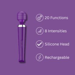 n12460 loving joy rechargeable magic wand vibrator purple faq 1