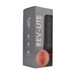 n12463 rev lite realistic vagina male masturbator cup pkg 1