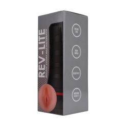 n12463 rev lite realistic vagina male masturbator cup pkg 2