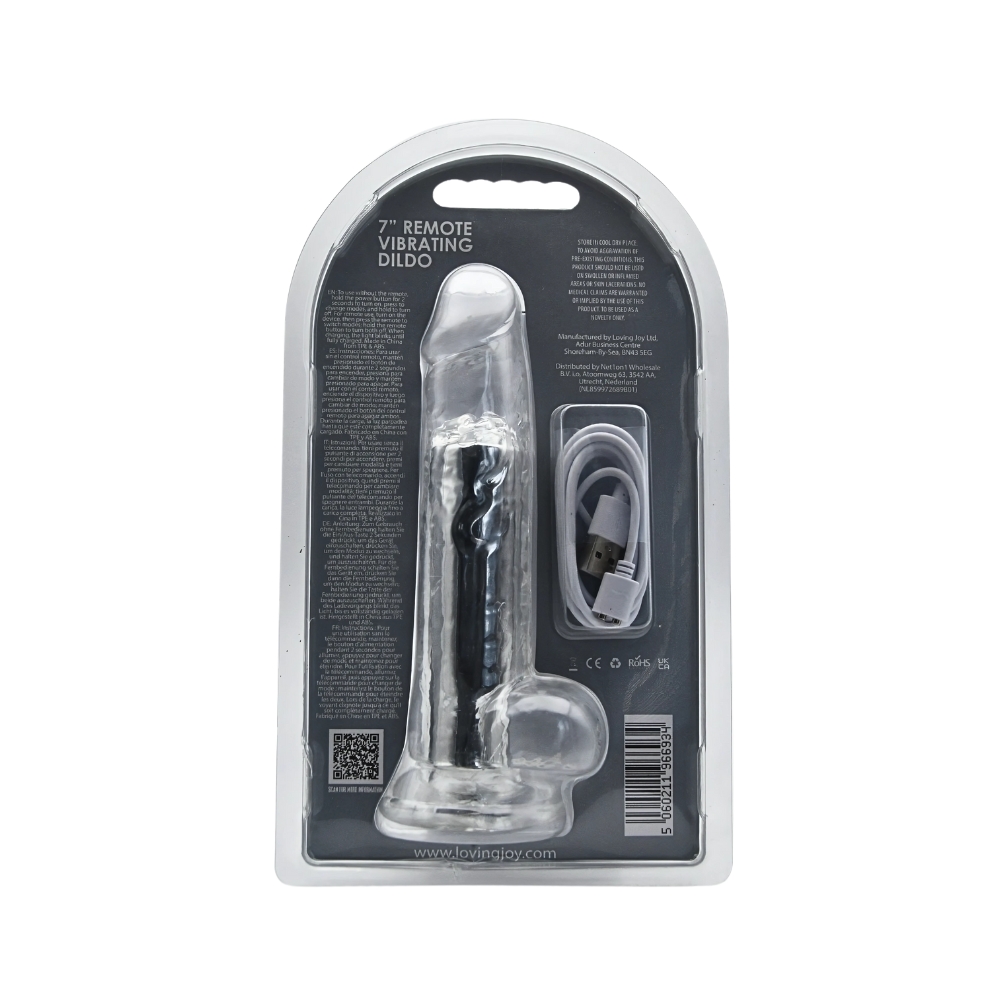 n12467 loving joy 7 inch remote vibrating dildo 7 n12467 loving joy 7 inch remote vibrating dildo 7