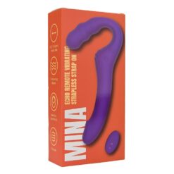 n12531 mina remote vibrating strapless strap on pkg 1