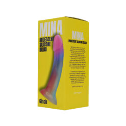 n12535 mina iridescent silicone dildo pkg 2