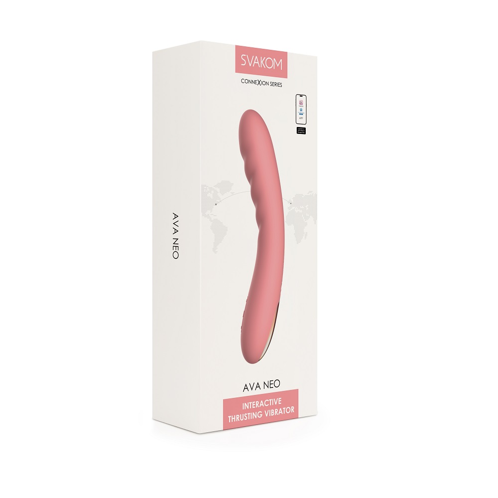n12546 svakom ava neo interactive thrusting vibrator pink 10 n12546 svakom ava neo interactive thrusting vibrator pink 10