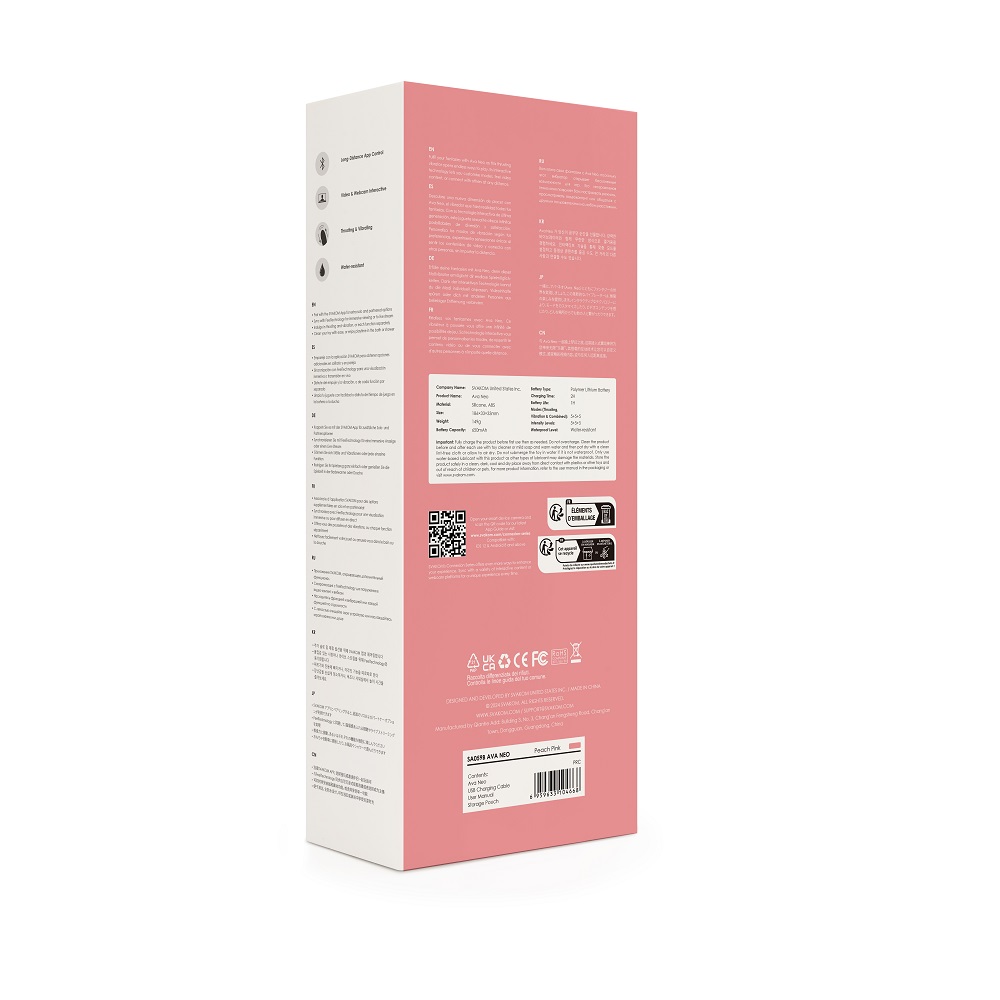 n12546 svakom ava neo interactive thrusting vibrator pink 11 n12546 svakom ava neo interactive thrusting vibrator pink 11