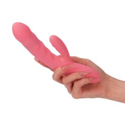 n12547 svakom avery thrusting vibrator wclitoral stimulator pink 8