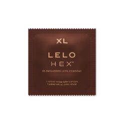 n12550 lelo hex condoms respectxl 3pack 4