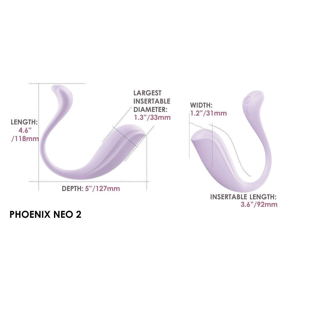 n12565 svakom phoenix neo2 interactive app controlled vibrator lilac 10 n12565 svakom phoenix neo2 interactive app controlled vibrator lilac 10
