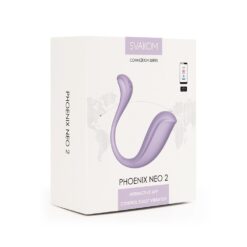 n12565 svakom phoenix neo2 interactive app controlled vibrator lilac 7