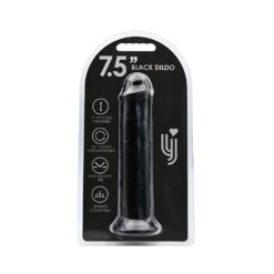 n12624 loving joy 7 5 inch suction cup dildo black 3