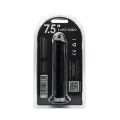 n12624 loving joy 7 5 inch suction cup dildo black 4