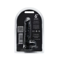 n12627 loving joy 6 inch dildo with balls black 5