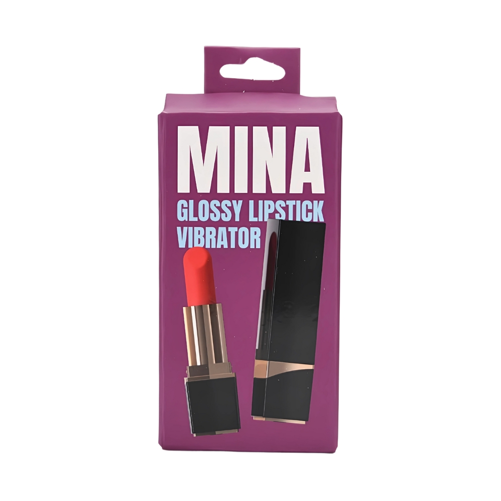 n12634 mina glossy lipstick vibrator pkg n12634 mina glossy lipstick vibrator pkg