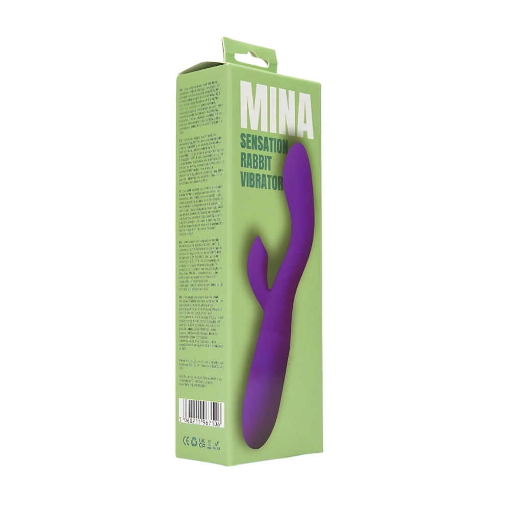 n12704 mina sensation rabbit vibrator pkg 1 hr n12704 mina sensation rabbit vibrator pkg 1 hr
