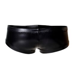 n12714 c4m booty shorts black leatherette 2