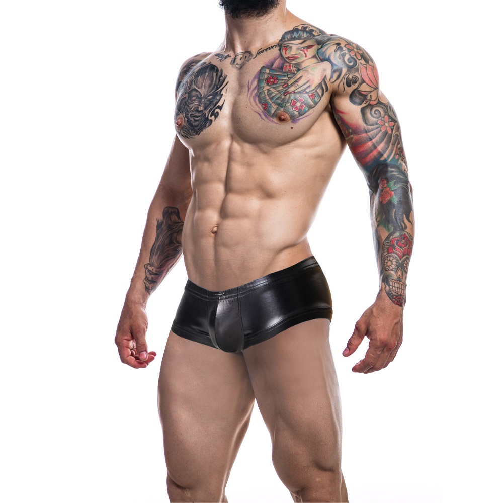 n12714 c4m booty shorts black leatherette 3 n12714 c4m booty shorts black leatherette 3