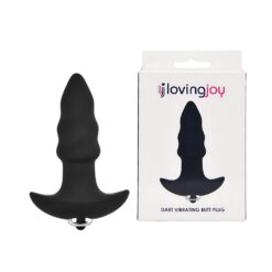 n12728 loving joy dart 7 function vibrating butt plug duo