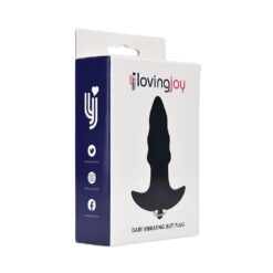 n12728 loving joy dart 7 function vibrating butt plug pkg 2