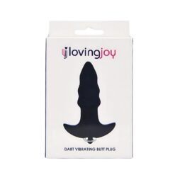 n12728 loving joy dart 7 function vibrating butt plug pkg