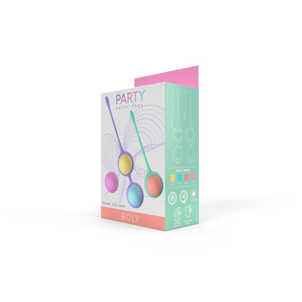 n12761 party color boly kegel training beads 9 n12761 party color boly kegel training beads 9