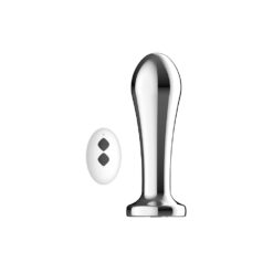 n12786 toosh remote controlled metal vibrating anal plug 1