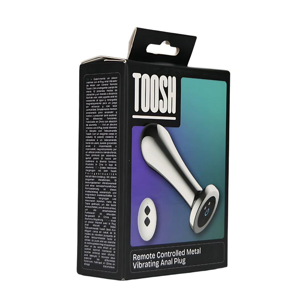 n12786 toosh remote controlled metal vibrating anal plug pkg 1 n12786 toosh remote controlled metal vibrating anal plug pkg 1