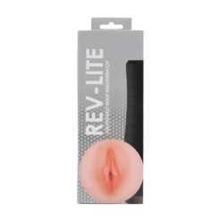 n12801 rev lite squeezeable male masturbator pkg