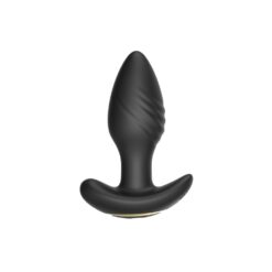 n12804 toosh remote controlled silicone rotating and vibrating butt plug 2