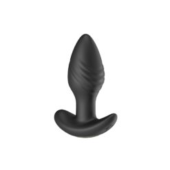 n12804 toosh remote controlled silicone rotating and vibrating butt plug 3