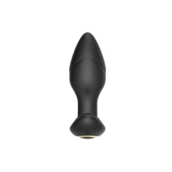 n12804 toosh remote controlled silicone rotating and vibrating butt plug 4