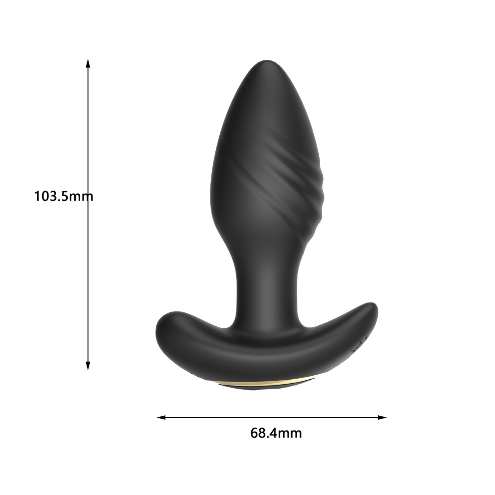 n12804 toosh remote controlled silicone rotating and vibrating butt plug 7 n12804 toosh remote controlled silicone rotating and vibrating butt plug 7