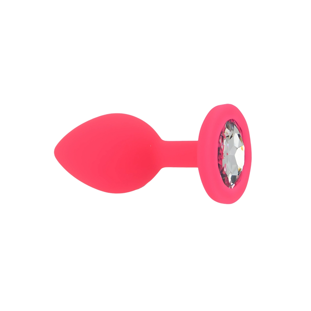 n12805 toosh pink silicone butt plug small 2 n12805 toosh pink silicone butt plug small 2