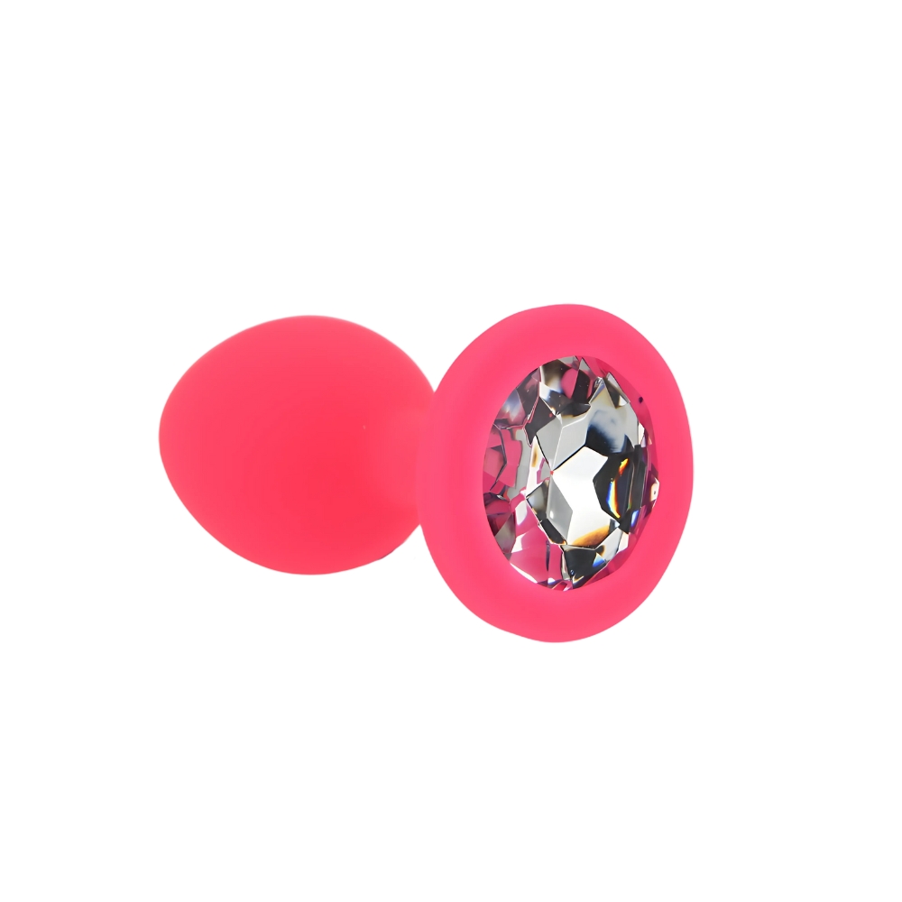 n12805 toosh pink silicone butt plug small 3 n12805 toosh pink silicone butt plug small 3