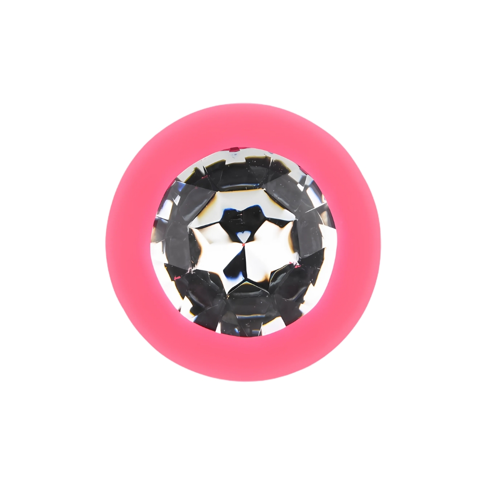 n12806 toosh pink silicone butt plug medium jewel n12806 toosh pink silicone butt plug medium jewel