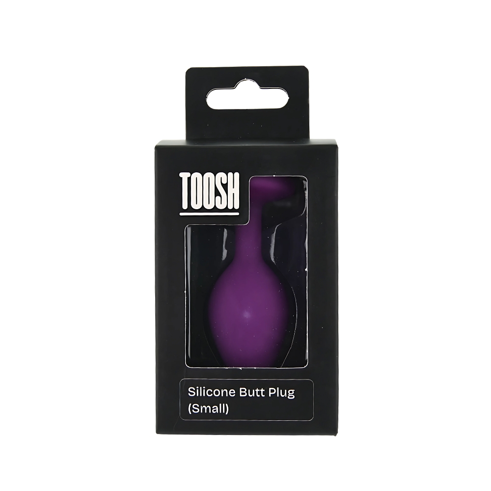 n12808 toosh purple silicone butt plug small pkg n12808 toosh purple silicone butt plug small pkg