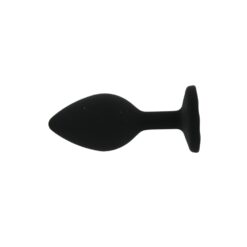 n12811 toosh black silicone butt plug small 1