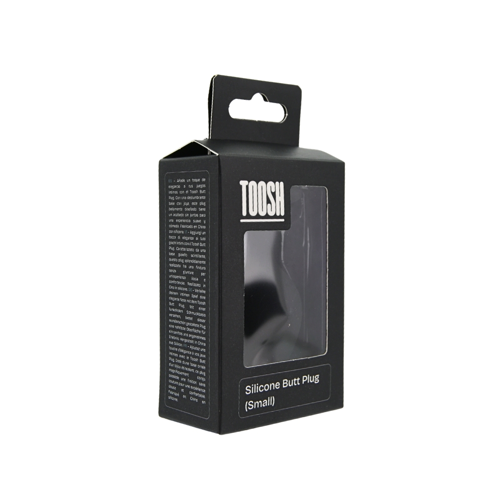 n12811 toosh black silicone butt plug small pkg 1 n12811 toosh black silicone butt plug small pkg 1