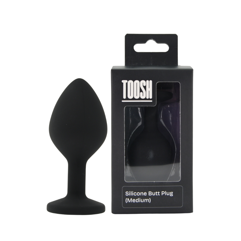 n12812 toosh black silicone butt plug medium pkg duo n12812 toosh black silicone butt plug medium pkg duo