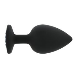 n12813 toosh black silicone butt plug large 1