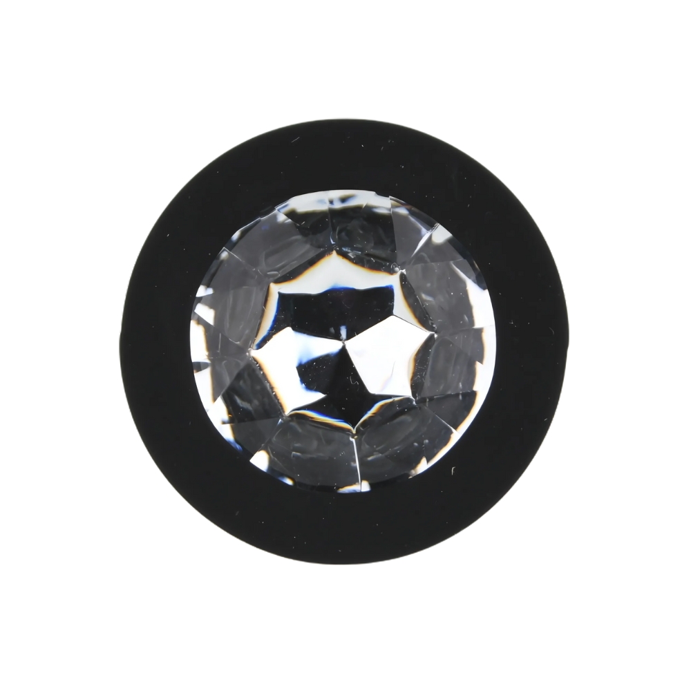 n12813 toosh black silicone butt plug large jewel n12813 toosh black silicone butt plug large jewel