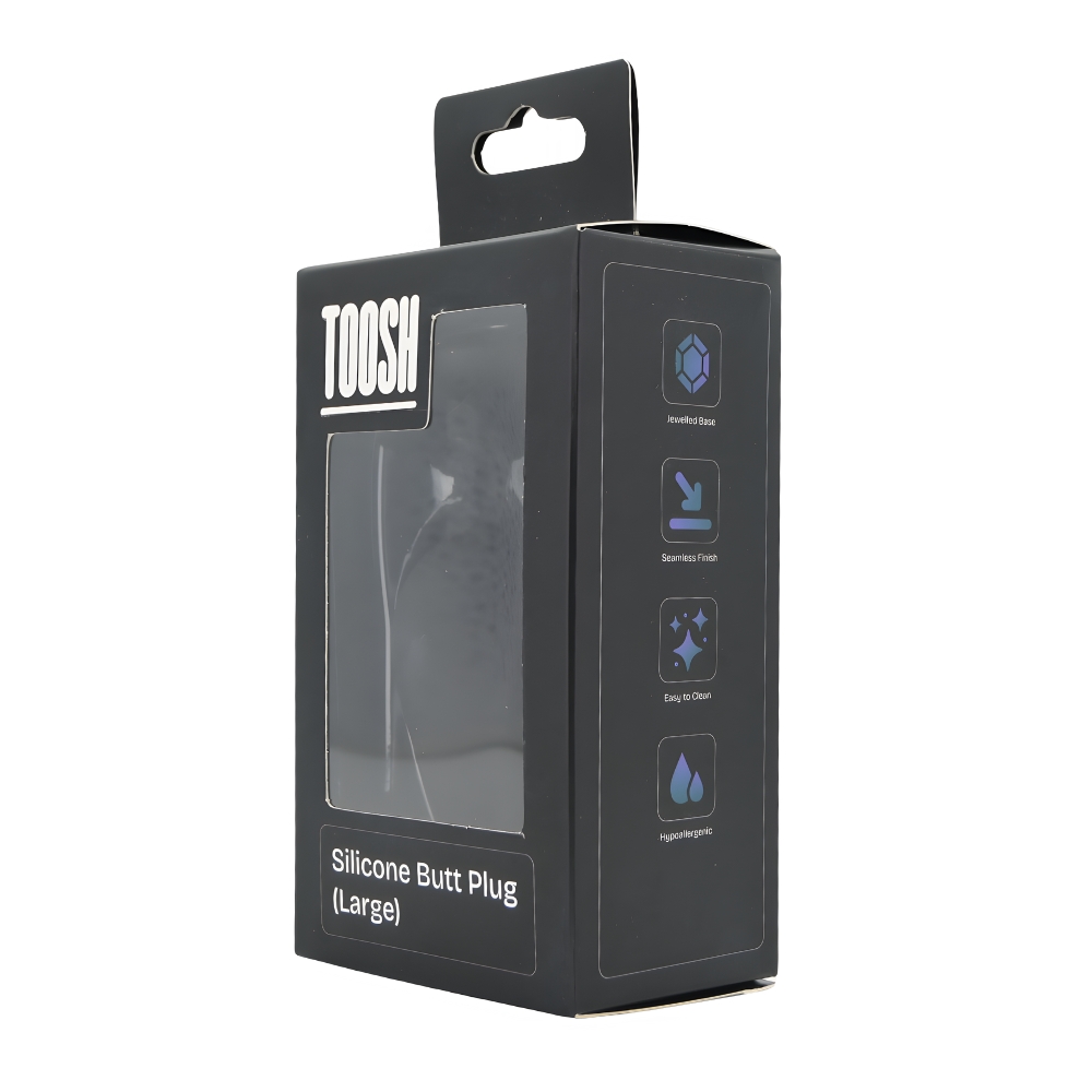 n12813 toosh black silicone butt plug large pkg 2 n12813 toosh black silicone butt plug large pkg 2
