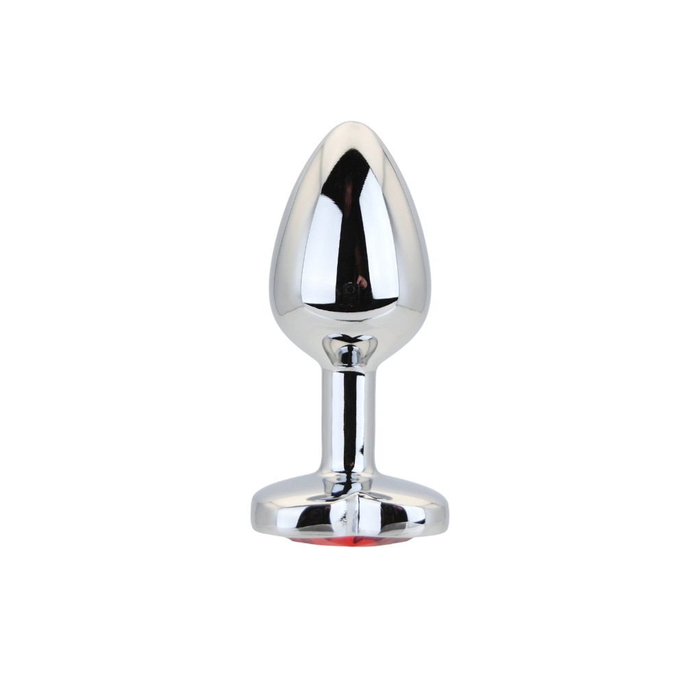 n12832 toosh heart shaped silver with red stone small n12832 toosh heart shaped silver with red stone small