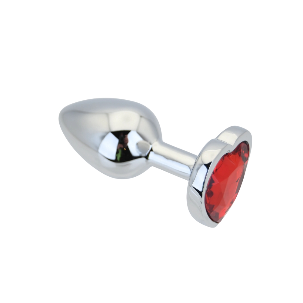 n12832 toosh heart shaped silver with red stone small 4 n12832 toosh heart shaped silver with red stone small 4
