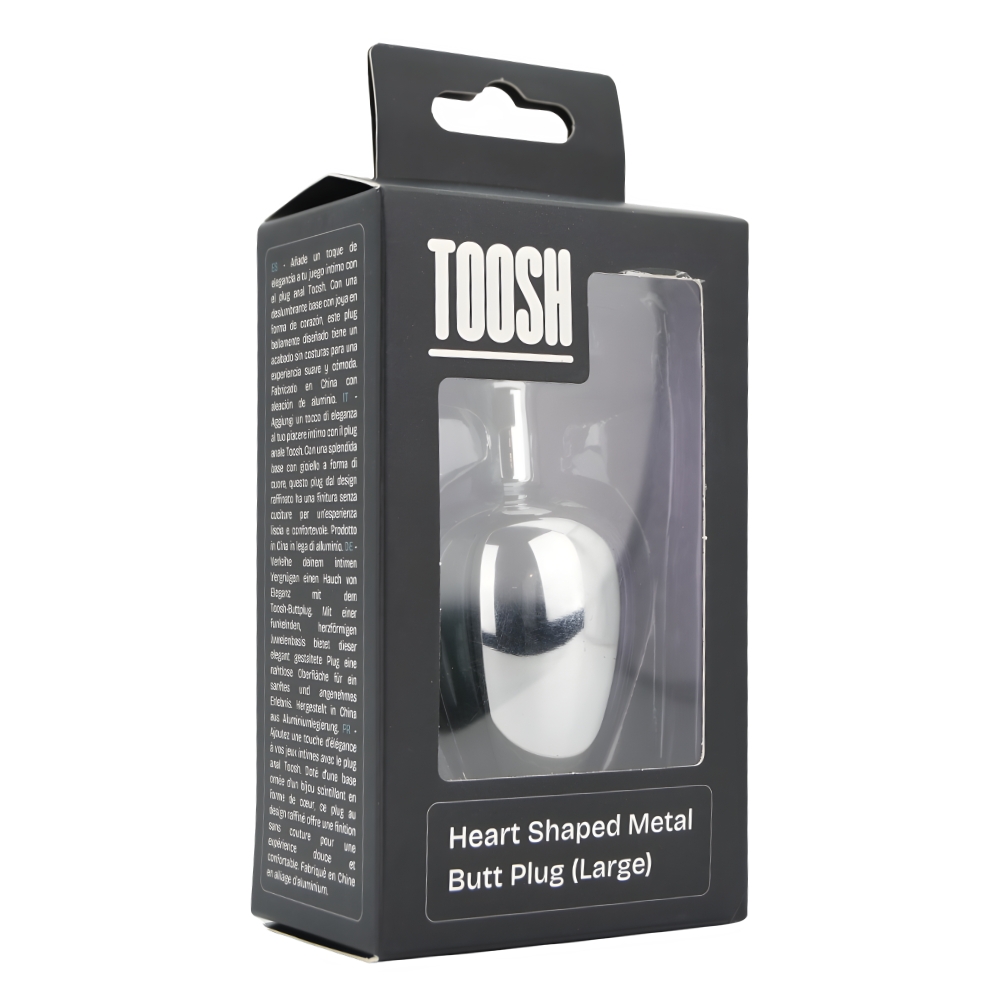 n12834 toosh heart shaped silver butt plug with red stone large pkg 1 n12834 toosh heart shaped silver butt plug with red stone large pkg 1