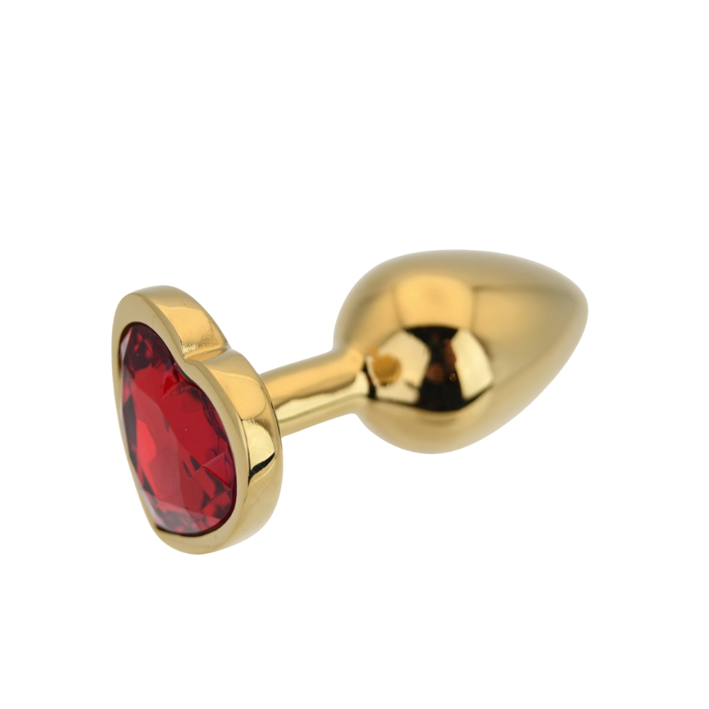 n12835 toosh heart shaped gold with red stone small 3 n12835 toosh heart shaped gold with red stone small 3